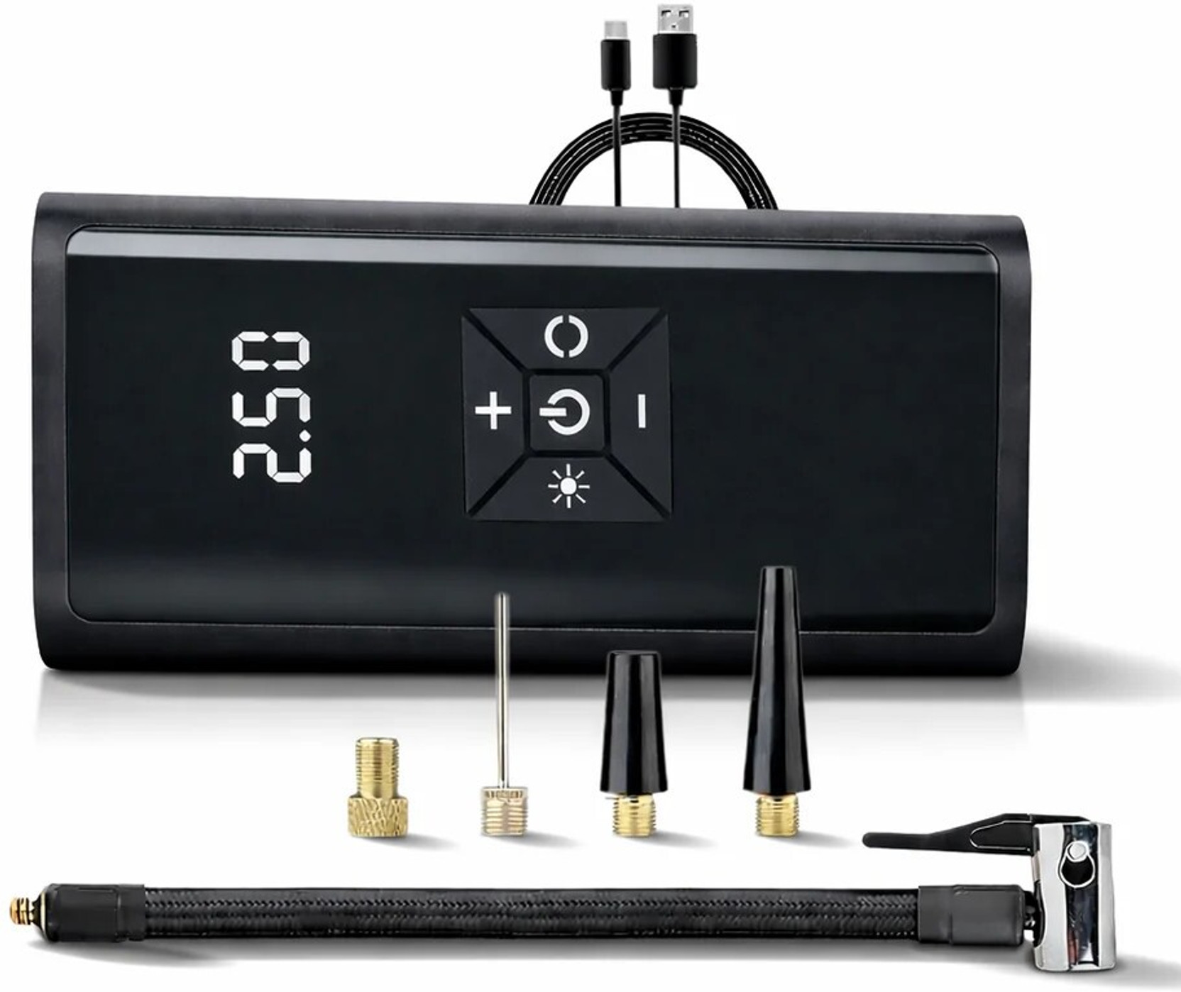 ROSE STAR RBTF-01 Portable Air Tyre Inflator 150 psi Tyre Air Pump for Car & Bike