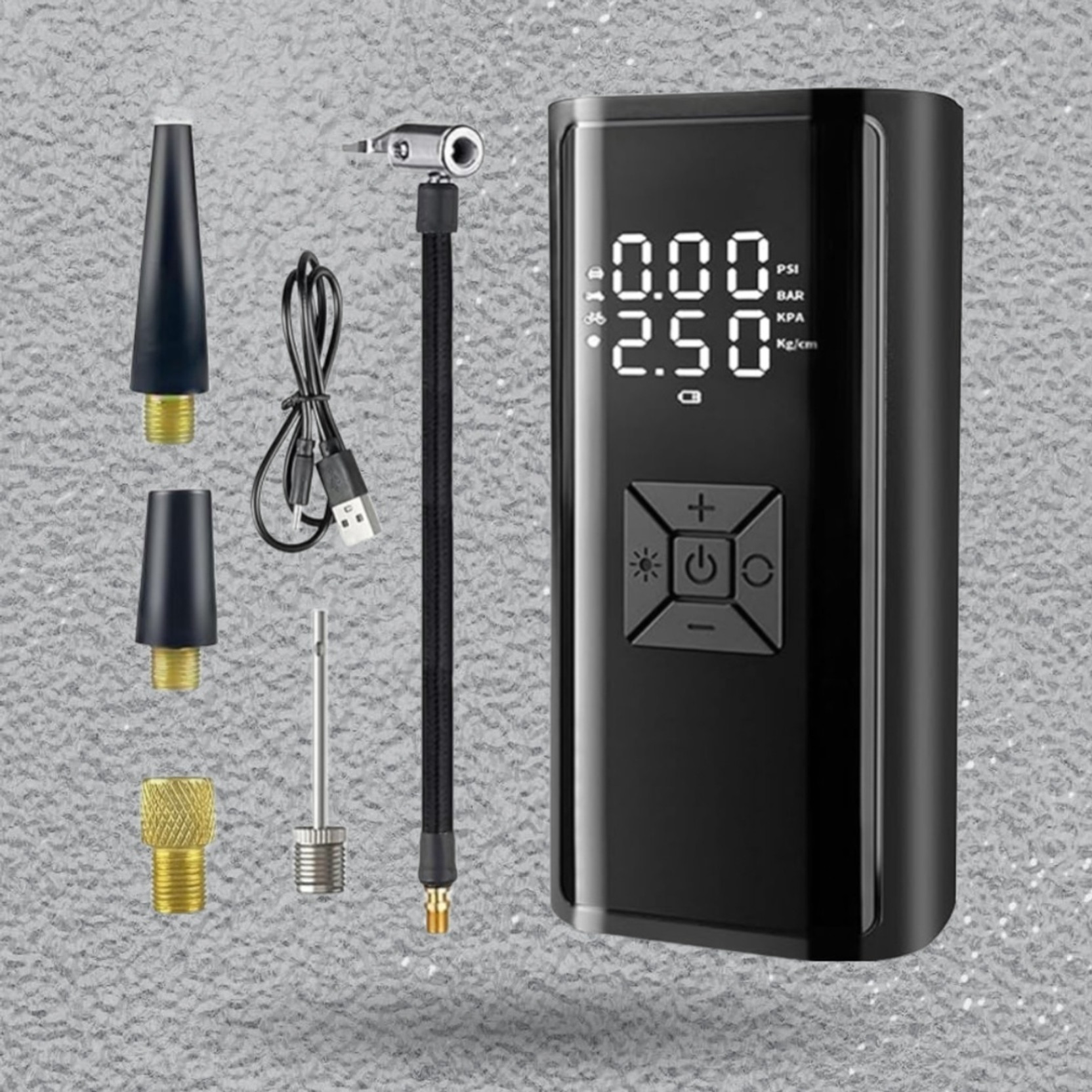 keeva Electric Air Compressor J52 150 psi Tyre Air Pump for Car & Bike
