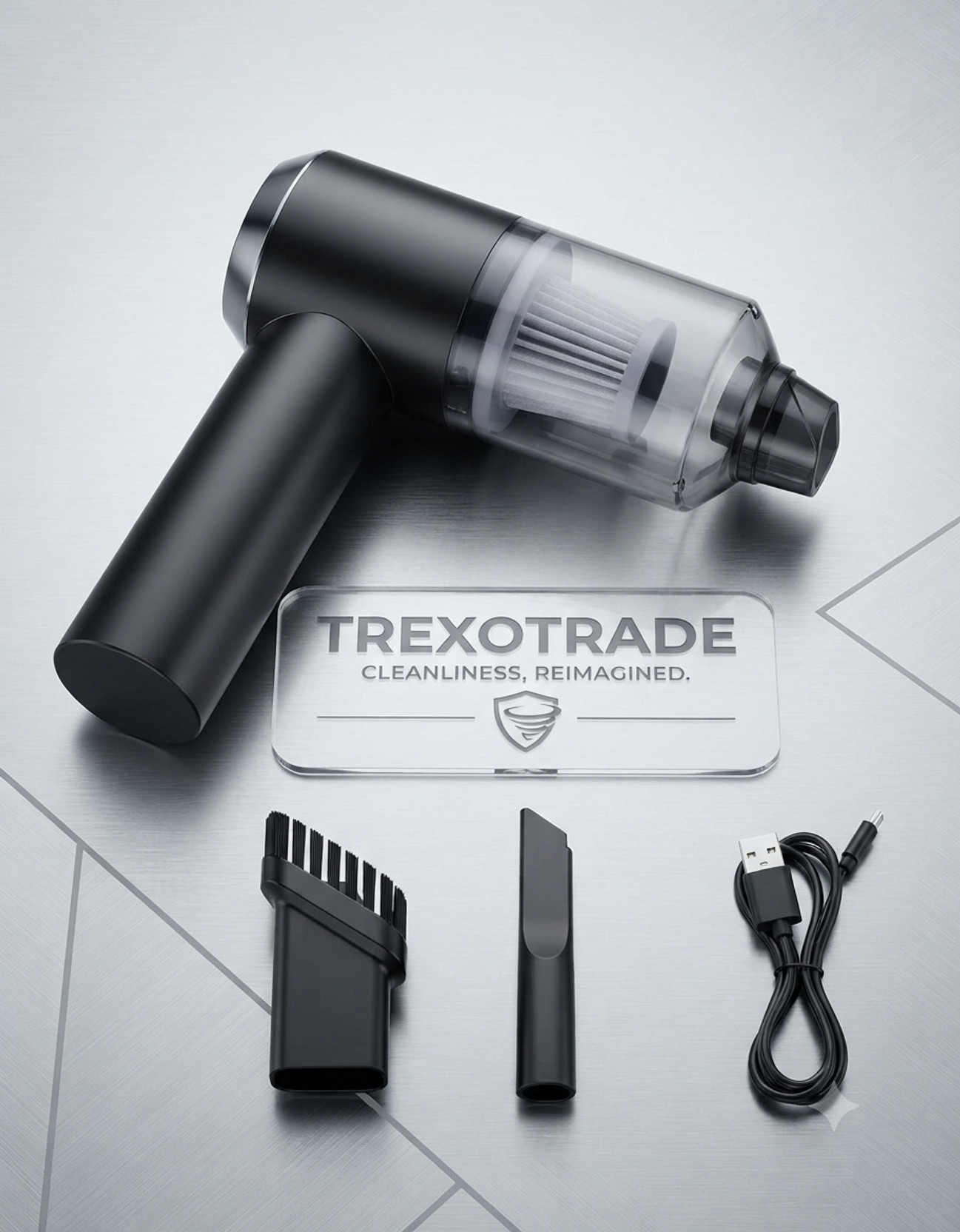 TREXOTRADE A lightweight, high-suction portable vacuum built . Cordless Vacuum Cleaner
