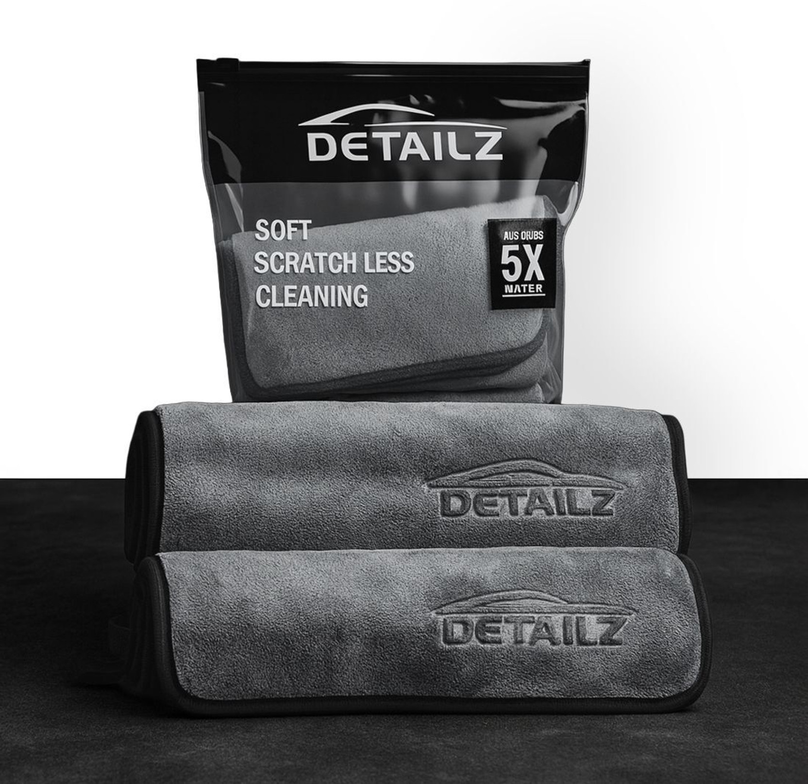 DETAILZ Microfiber, Fabric Vehicle Washing Cloth