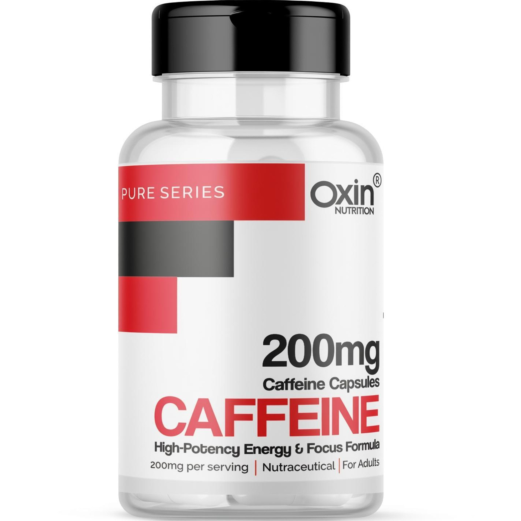 Oxin Nutrition Caffeine 200mg | Energy | Focus | Endurance | Pre Workout