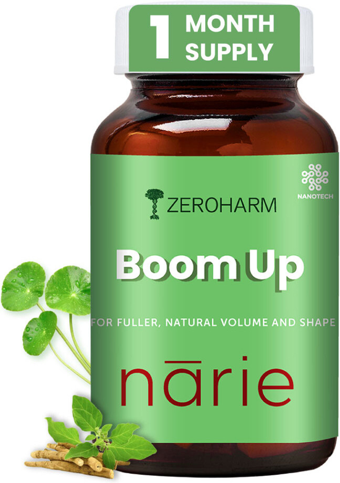ZEROHARM Narie Boomup With Shatavari, Fenugreek for Women - Nano Formulated