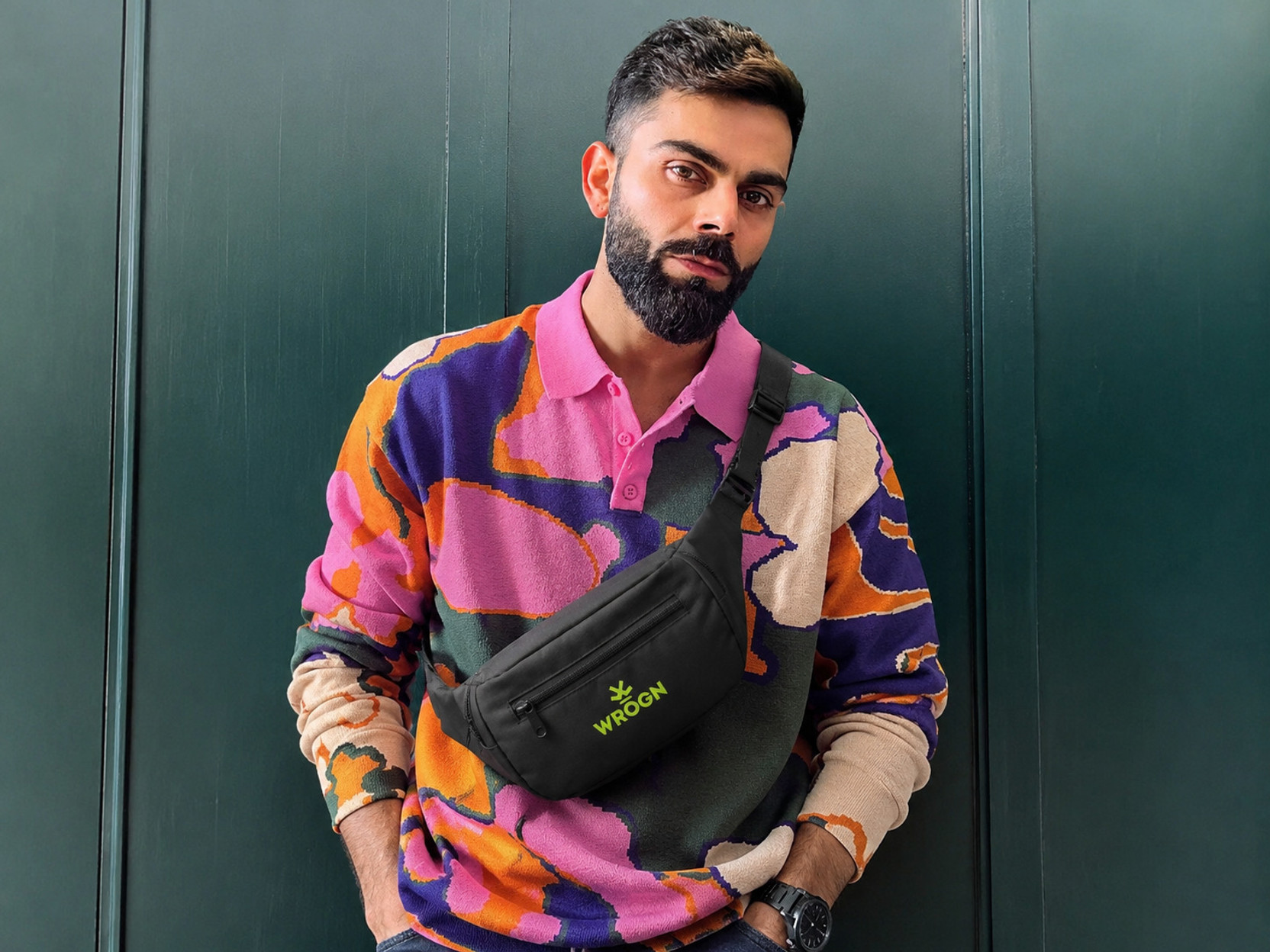 WROGN Mate Finish Waterproof Fanny Pack Belt