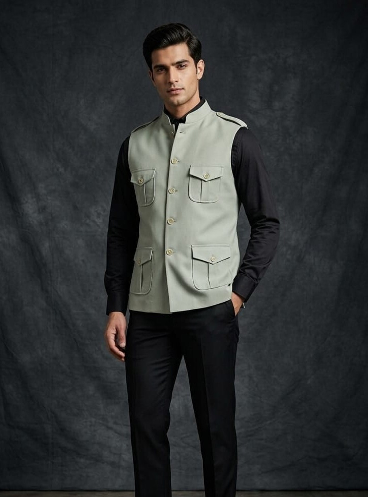 Solid Men Waistcoat