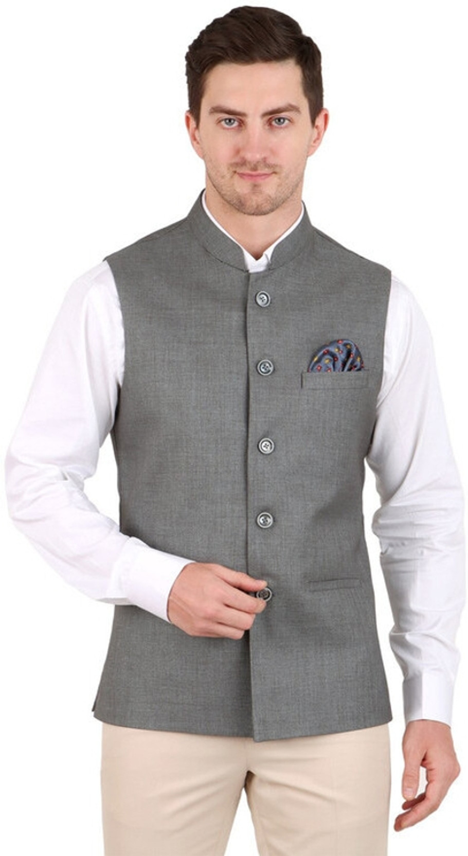 Solid Men Waistcoat