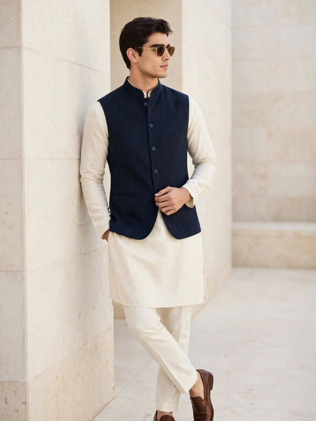 Solid Men Waistcoat