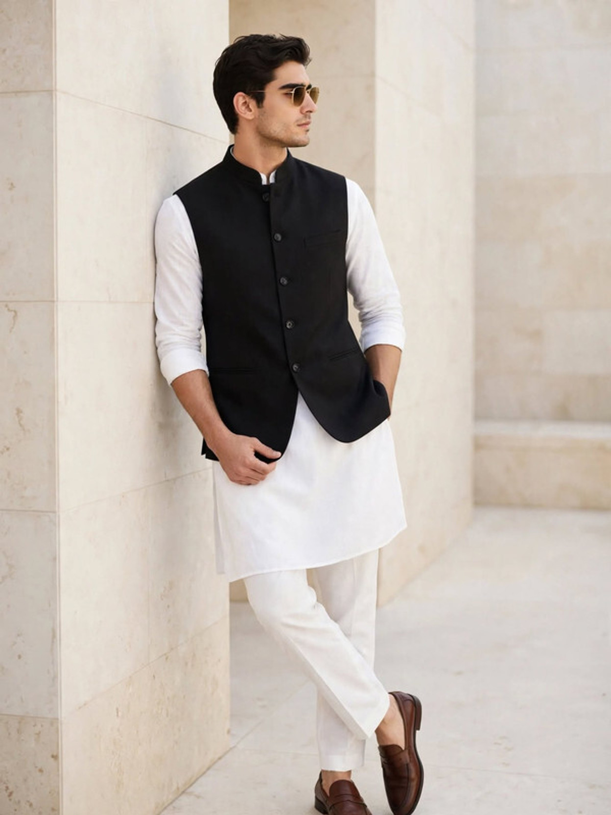 Solid Men Waistcoat