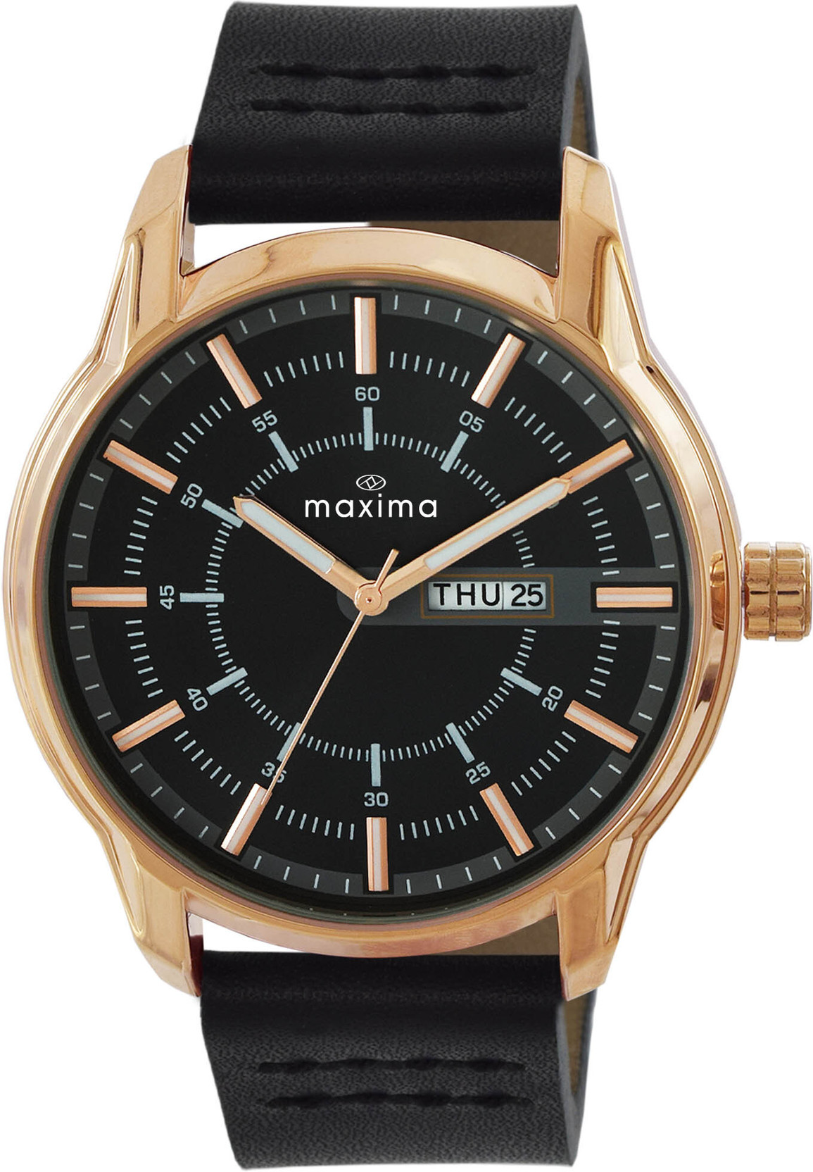 MAXIMA Attivo Rose Gold Analog Watch For Men