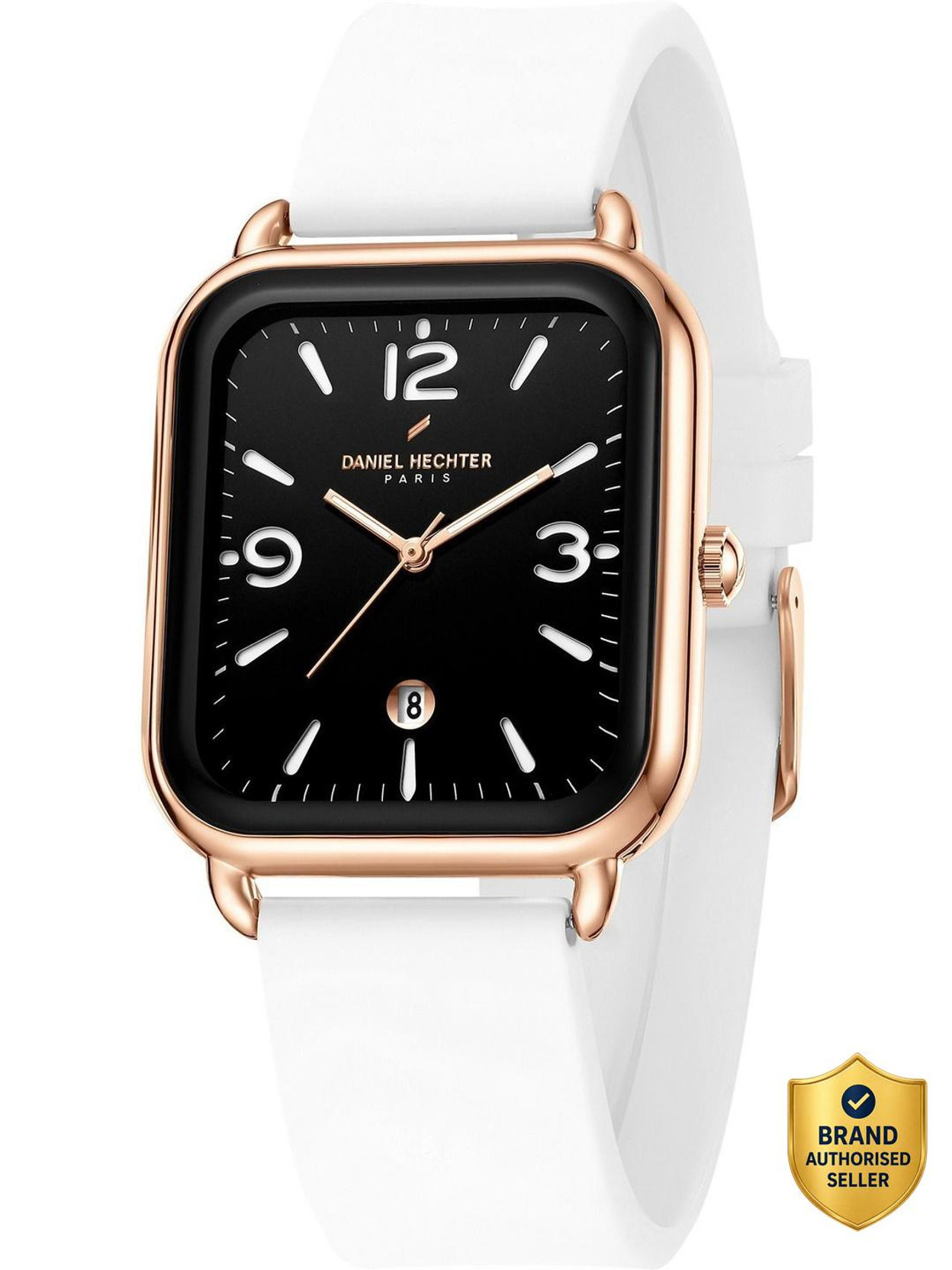 DANIEL KLEIN Women's Analog Silver Watch - with Stone-Studded Strap โ โน1,543.