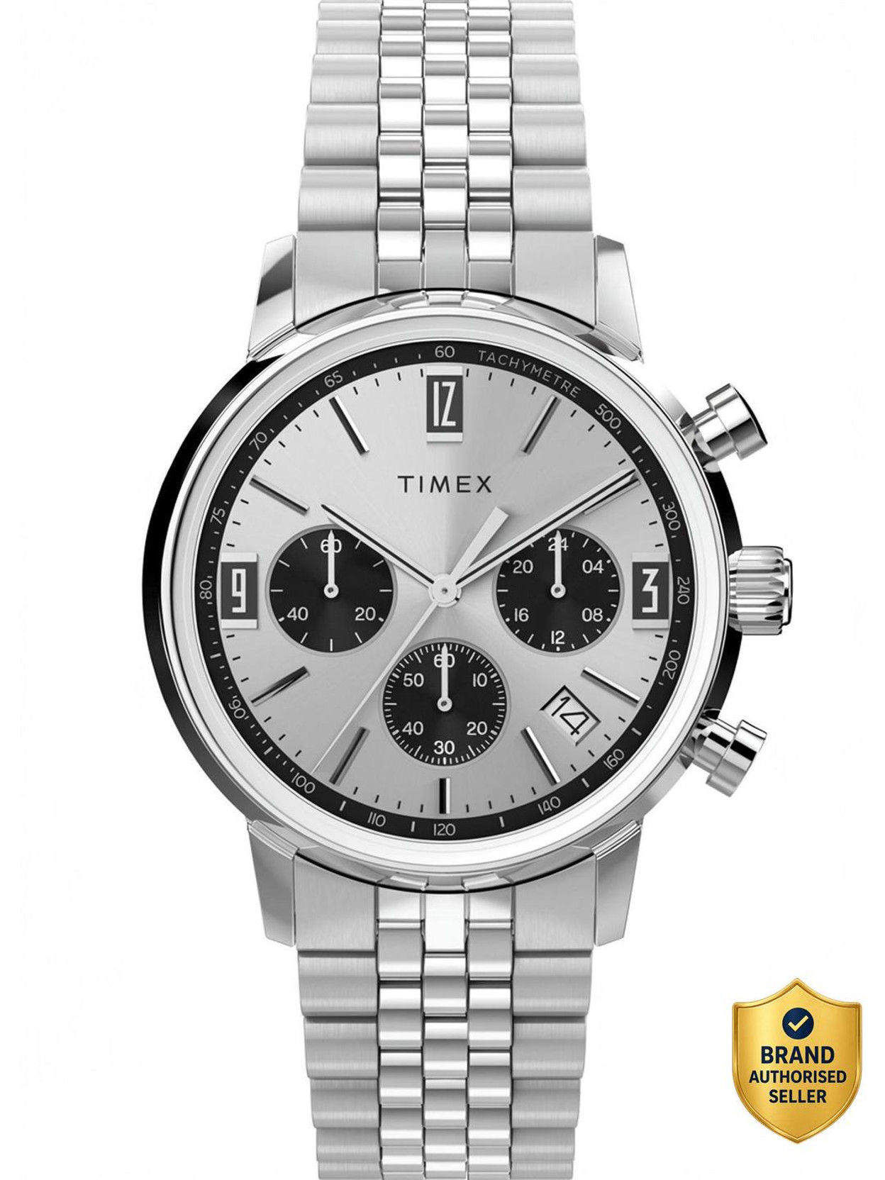 TIMEX Marlin Round 40mm Silver Dial Analog Watch - For Men TW2W1...more