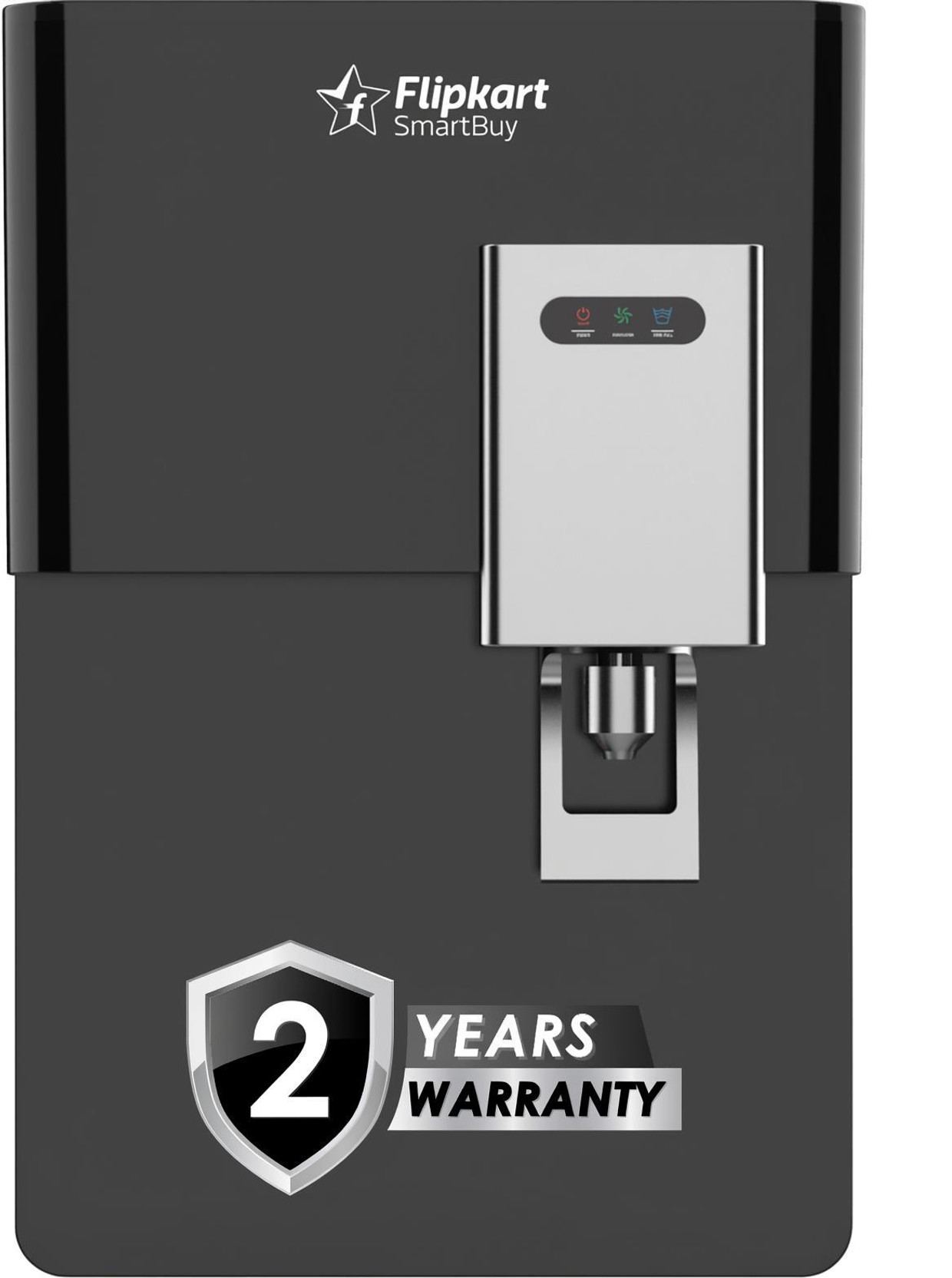 Flipkart SmartBuy PureAura |Needs No Service for 2 Years | 9 L RO + UV + UF + Copper + Alkaline + Copp...