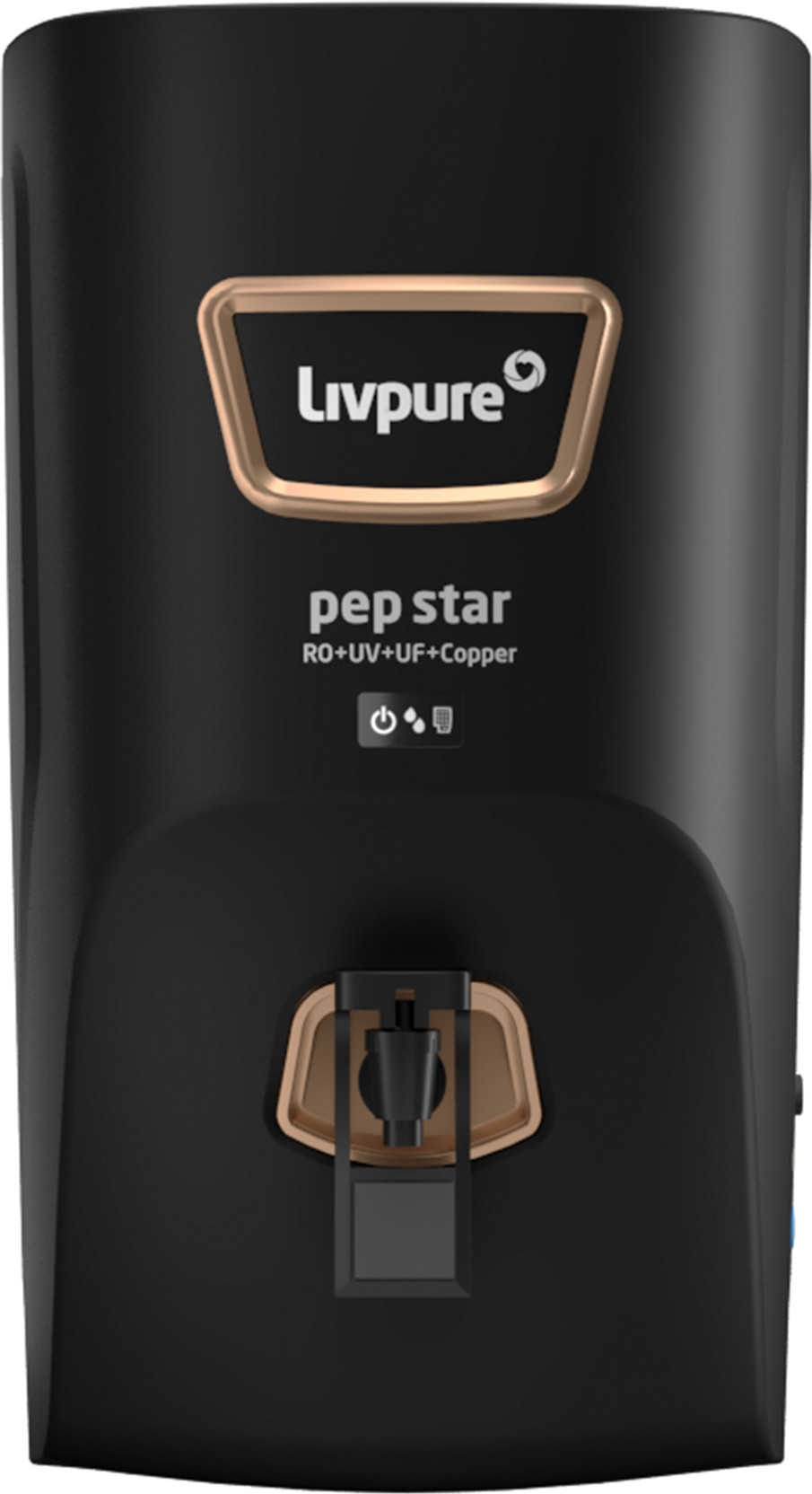 LIVPURE LIV-PEP-STAR-COPPER 7 L RO + UV + UF + Copper + Minerals Water Purifier