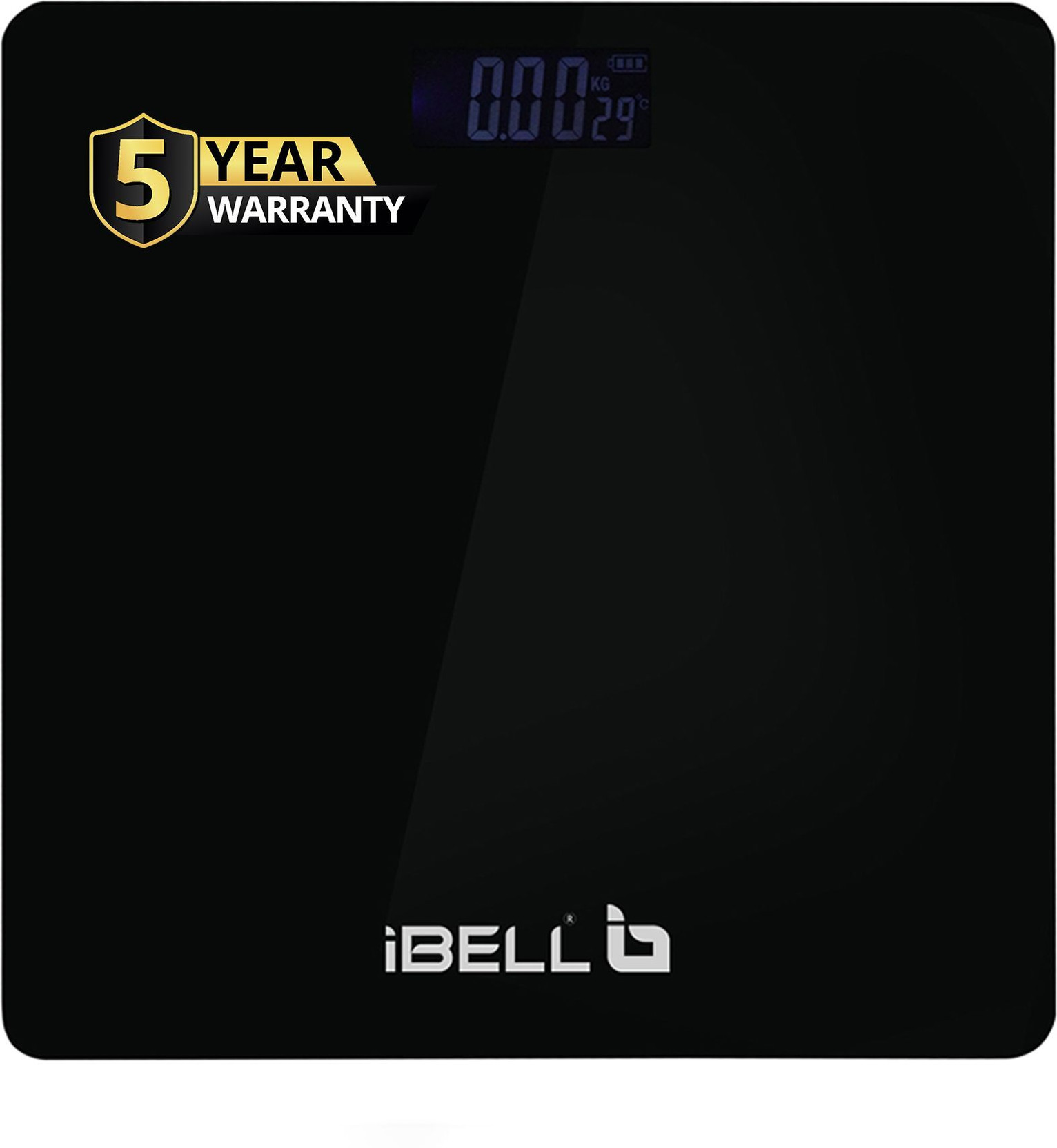 iBELL BS260M Body Weighing Machine,180 KG, Tempered Glass, LCD Display, Auto Off Weighing Scale