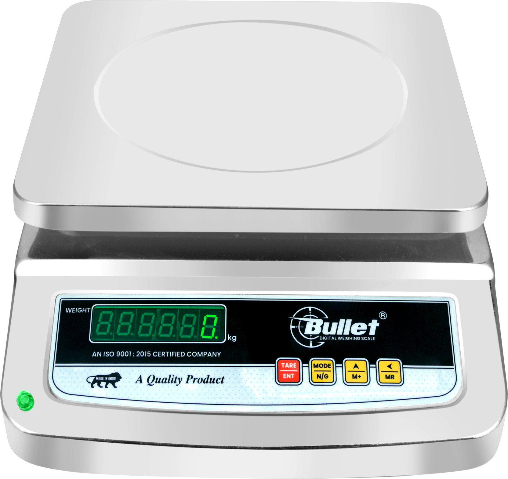BULLET WEIGH SS 40kg Cap Heavy Duty Industrial Weigh Scale Under High- Accuracy Weighing Scale