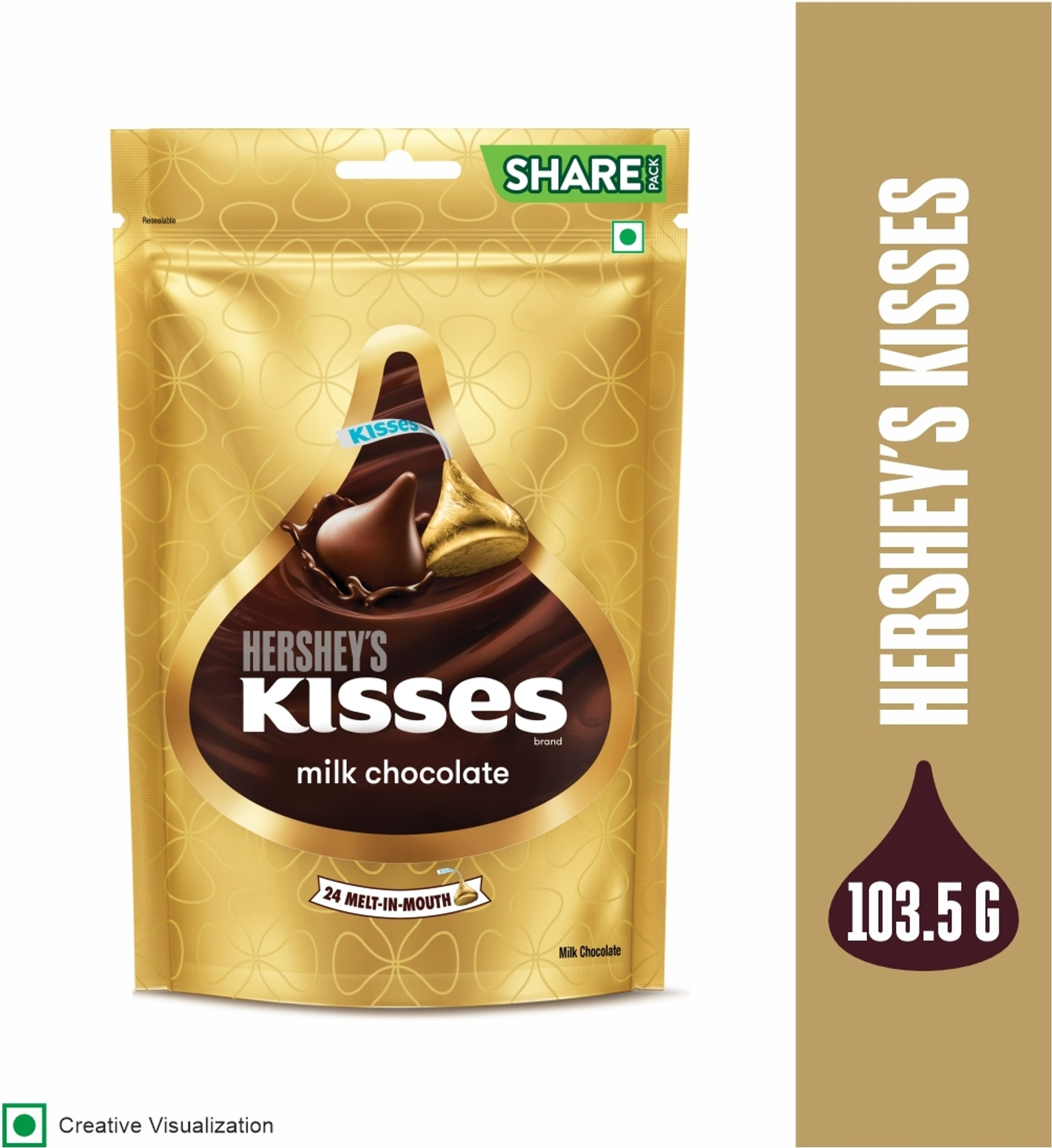 Hershey's Kisses Milk Chocolate 103.5 gm