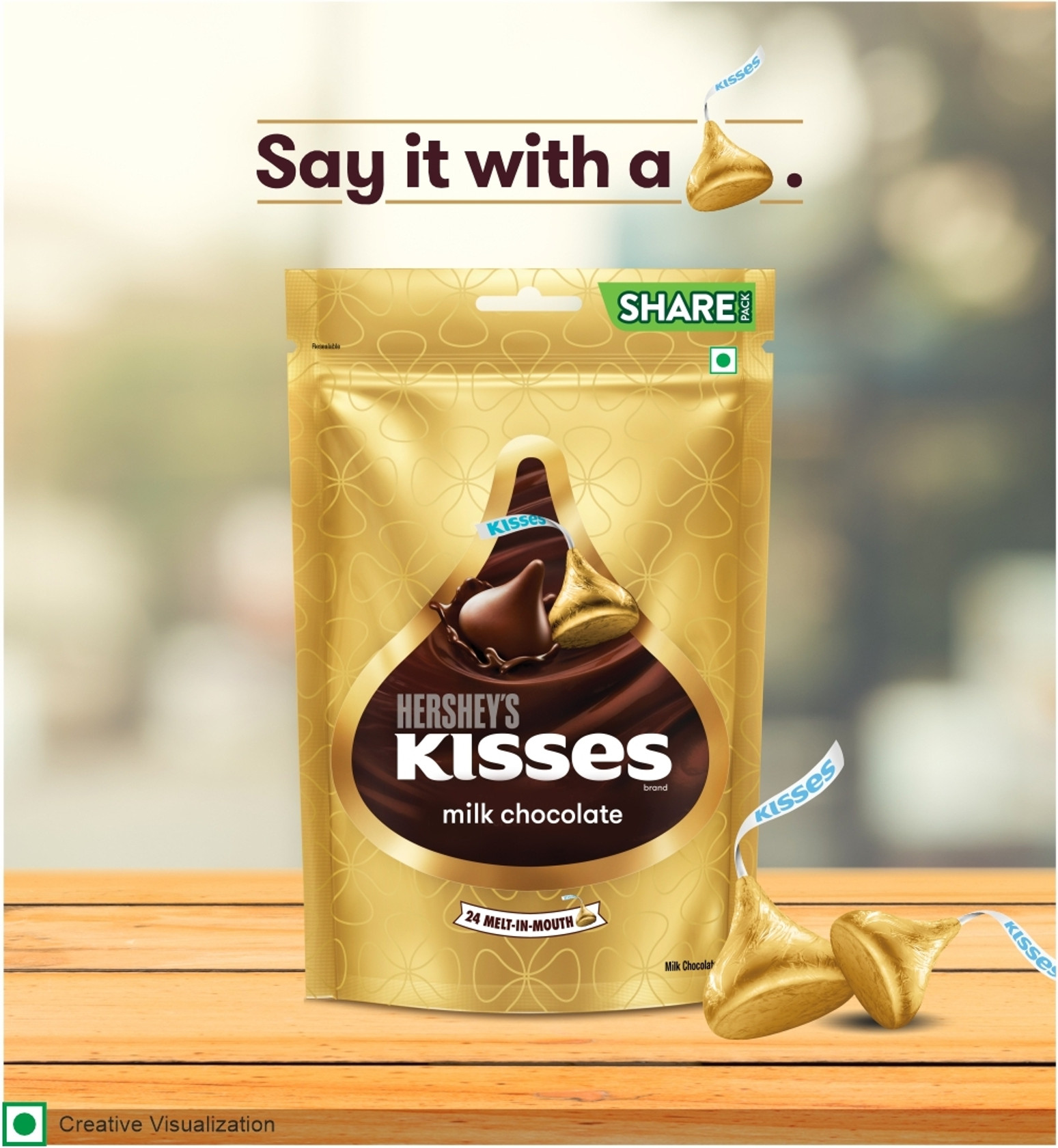 Hershey's Kisses Milk Chocolate 103.5 gm