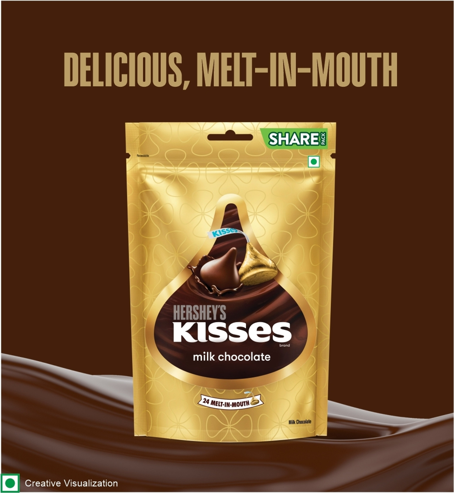 Hershey's Kisses Milk Chocolate 103.5 gm