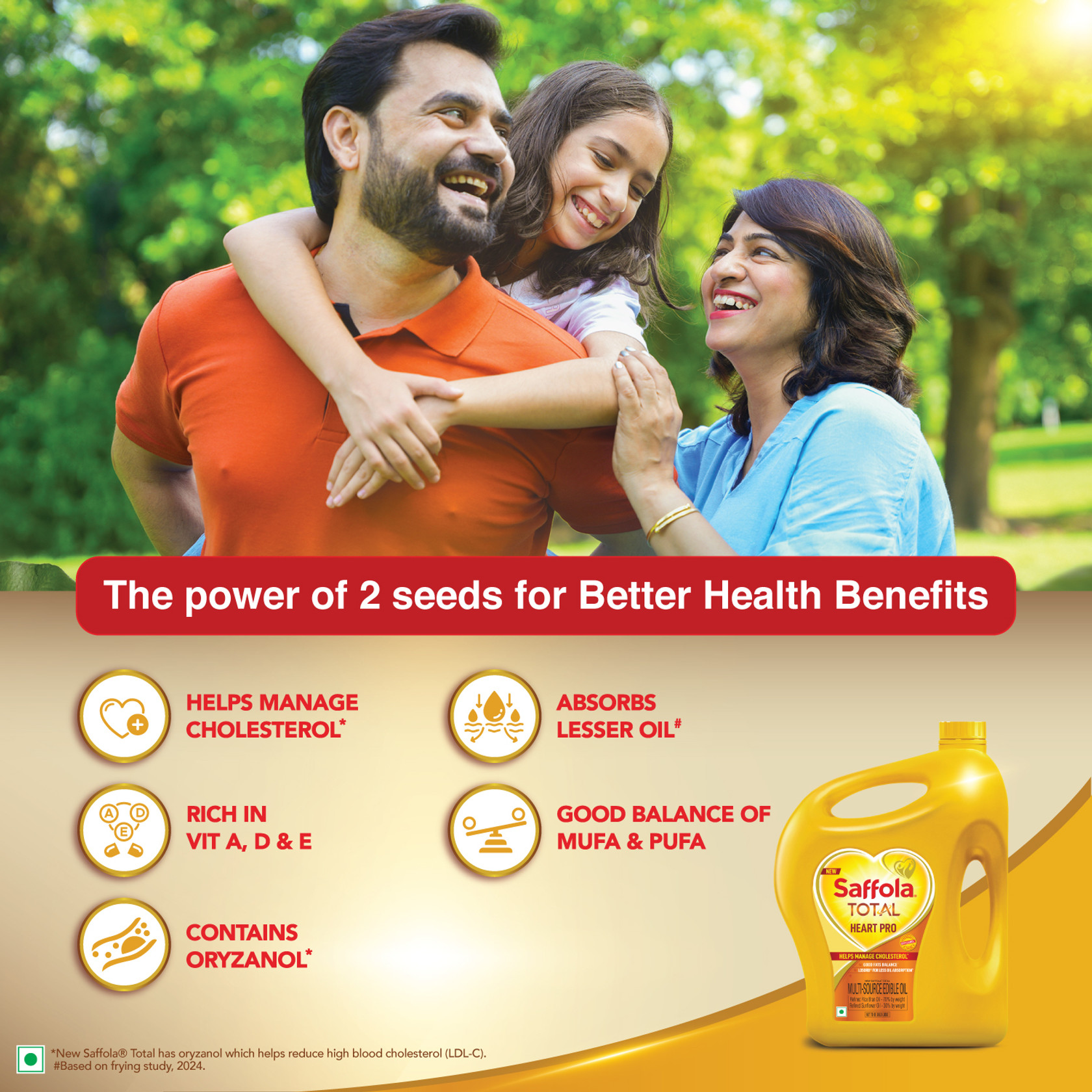 Saffola Total Pro Heart Rice Bran Oil 4.55 Kg