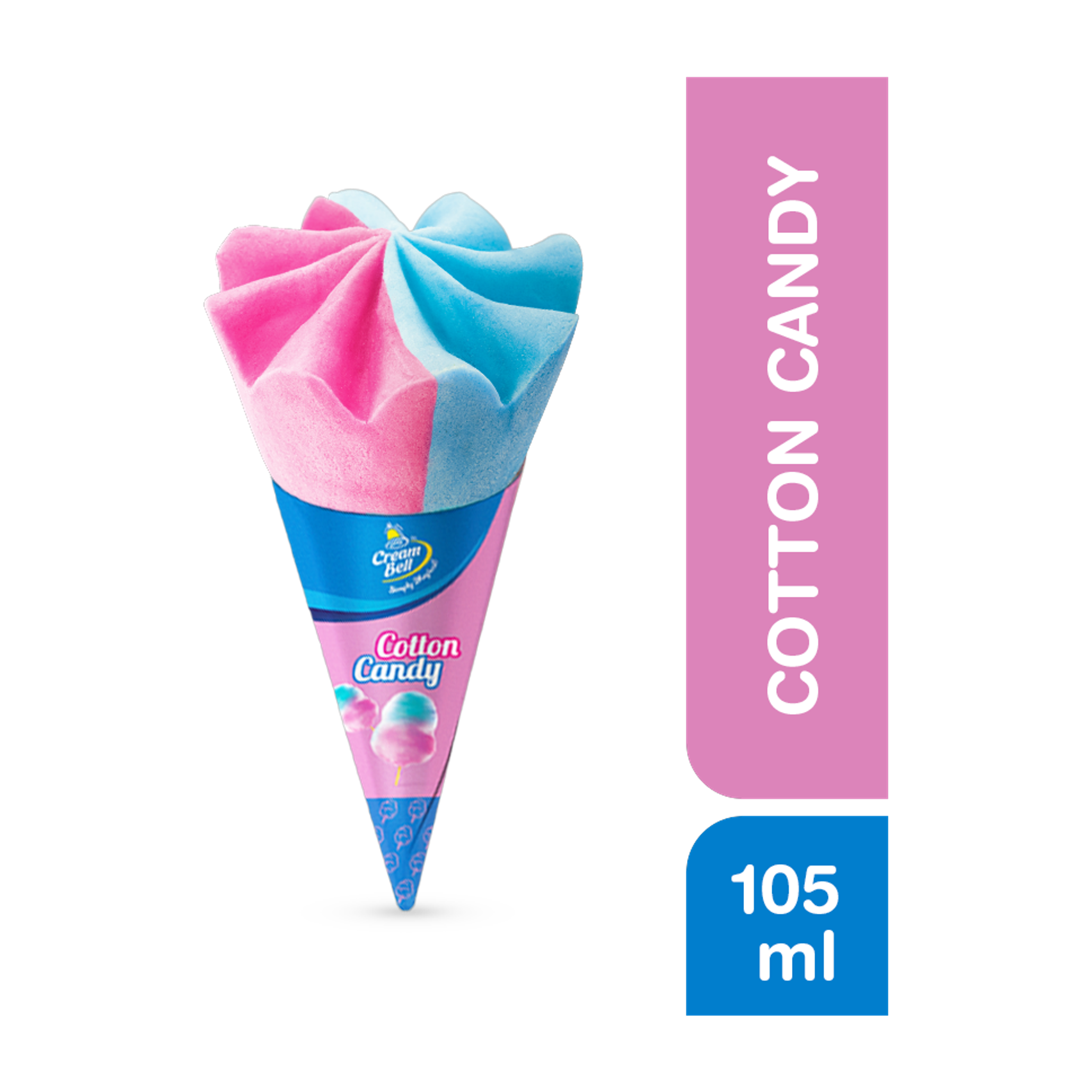 Cream bell  Cotton candy 105ml (cone)