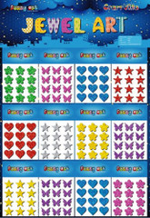 SHARMA BUSINESS Glitter "Happy Birthday" Stickers - Multi-Color For Crafts, Cards & Party Decor (Pack Of 1 Sheet)