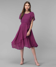 green emerald velvet dress Buy ASB FASHION TEXTILE Blue Color Shoulder Strap Sleeve On Knee Length  Formal Dress for Girl's and Women's (X-Small) at Amazon.in