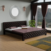 Zam Zam Furniture 3 Arch - Queen Solid Wood Queen Bed, 1905 cm x