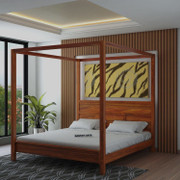 masyama3Sliver Queen(英)＆Stasis(LB:英) Zam Zam Furniture 3 Arch - Queen Solid Wood Queen Bed, 1905 cm x