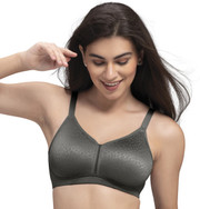 Trylo RIZA COTTONFIT-BLACK-38-D-CUP Women Full Coverage Non Padded