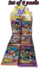 AncientKart Rare Edition Dragon Ball Z cards set of 6 packs - Rare
