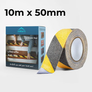 Non Slip Safety Tape - Quartz Sand Anti Slip PVC Tape For Stairs & Floors, 5m Green Roll