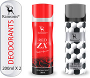 RAMSONS Secret Code and Red ZX Deodorant Combo Deodorant Spray
