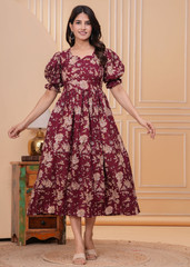BAHUBALI CREATION Women Fit and Flare Maroon Knee Length Dress - Buy BAHUBALI CREATION Women Fit and Flare Maroon Knee Length Dress Online at Best Prices in India | Flipkart.com BAHUBALI CREATION Women Fit and Flare Maroon Knee Length Dress - Buy BAHUBALI CREATION Women Fit and Flare Maroon Knee Length Dress Online at Best Prices in India | Flipkart.com
