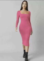 open lace back dress Allen Solly Girl's Viscose Modern Mid-Thigh Length Dress  (AGDRCRGF398893_Pink_13 Years-14 Years)