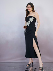 myntra athena elegant balloon puff sleeves bodycon dress reviews Antheaa Print Layered Satin Fit & Flare Dress – Myntra International