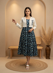 chinese dress ladies Buy Akkriti by Pantaloons Women Calf Length Polyester Georgette Classic  Below Hip Dress (110154554001_Ecru, XS at Amazon.in