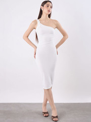 bebe Women Bodycon White Above Knee/Mid Thigh Length Dress - Buy bebe Women Bodycon  White Above Knee/Mid Thigh Length Dress Online at Best Prices in India |  Flipkart.com