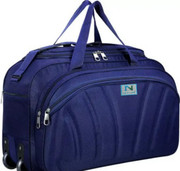 VIP 20 inch/52 cm Supreme Duffel With Wheels (Strolley) Black