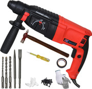 ☆HHA☆ ZX PWR 26MM HAMMER DRILL WITH 5PC DRILL BITS & ANGLE GRINDER 4