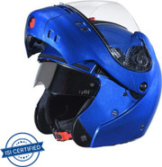 FOROLY Deletion Flipup ISI with Rainbow Visor Motorbike Helmet