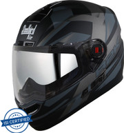 Casque Moto Intégral Steelbird Air SBA-2 – Argent/or, Système Air Booster, Visière Anti-rayures