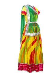 chinese dress ladies Traditional Haryanvi Girls Dance Costume, Complete Set with Ghagra and  Oidhni Dupatta, Indian State Cultural Dress ((Blue &Pink), 2-4 year) :  Amazon.in: Toys & Games