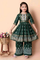 N BAHUBALI Girls Midi/Knee Length Casual Dress Price in India - Buy N BAHUBALI  Girls Midi/Knee Length Casual Dress online at Flipkart.com