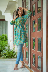 Yash Gallery Yash Gallery Bandhani Printed Kurta Classico