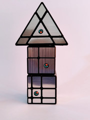 Logica Puzzles Art. Tower Of Hanoi - Wooden Brain Teaser In Fine Wood - 9 Discs