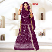 SHREE AMBEY TRADING Embroidered Semi Stitched Rajputi Poshak - Buy