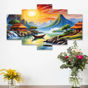Art Amori The Golden Buddha Three Piece Digital Reprint 12 inch x