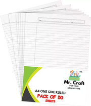 Flipkart.com | OFIXO A4 Size Both Side Ruled Sheet for Project YES A4 ...