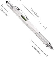 OHTO Mf-20 K3b Multi-Pen – 3-in-1 Stift Mit Schwarz/rot/blau, Sechseckigem Schaft, Matt Schwarz