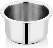 Sumeet 5 pezzi in acciaio INOX, a induzione e fornello a gas friendly, heavy 18 gauge, fondo piatto contenitore set/tope/pentole con coperchi