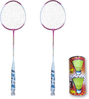 Raquette De Badminton Jonex Deluxe 3000 - Idéale Débutants, Aluminium Robuste & Très Légère